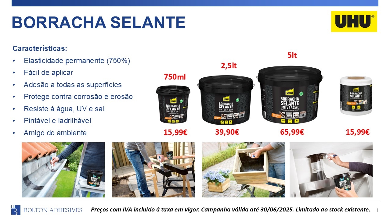 BORRACHA SELANTE UHU